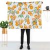 Oranges With Leaves Watercolor Pattern Throw Blanket Luxury Decorative Sofa Quilt Sleeping Bag Luxury Throw Blankets