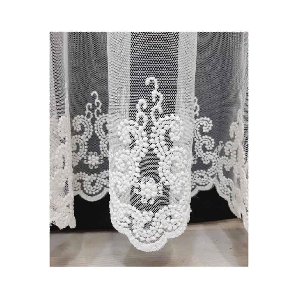 Issa Tulle Curtain Řecká sukně vzorovaná častá baterie 1 E 3