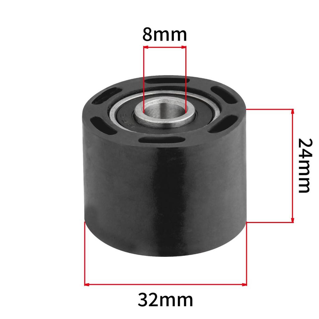 DRC Chain Roller General Purpose S Size Diameter 32mm Black