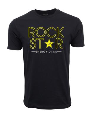 ROCKSTAR ENERGY  T SHIRT BLACK