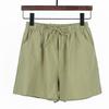 Summer New Loose Linen Cotton and Linen Large Size Student Sports and Leisure Shorts Women's Wide-leg Pants