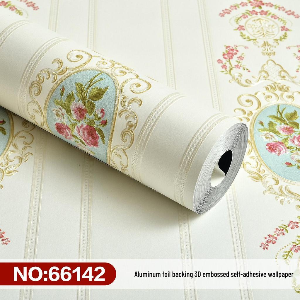 Thick Self-Adhesive Embossed Waterproof Wallpaper for Home Decoration