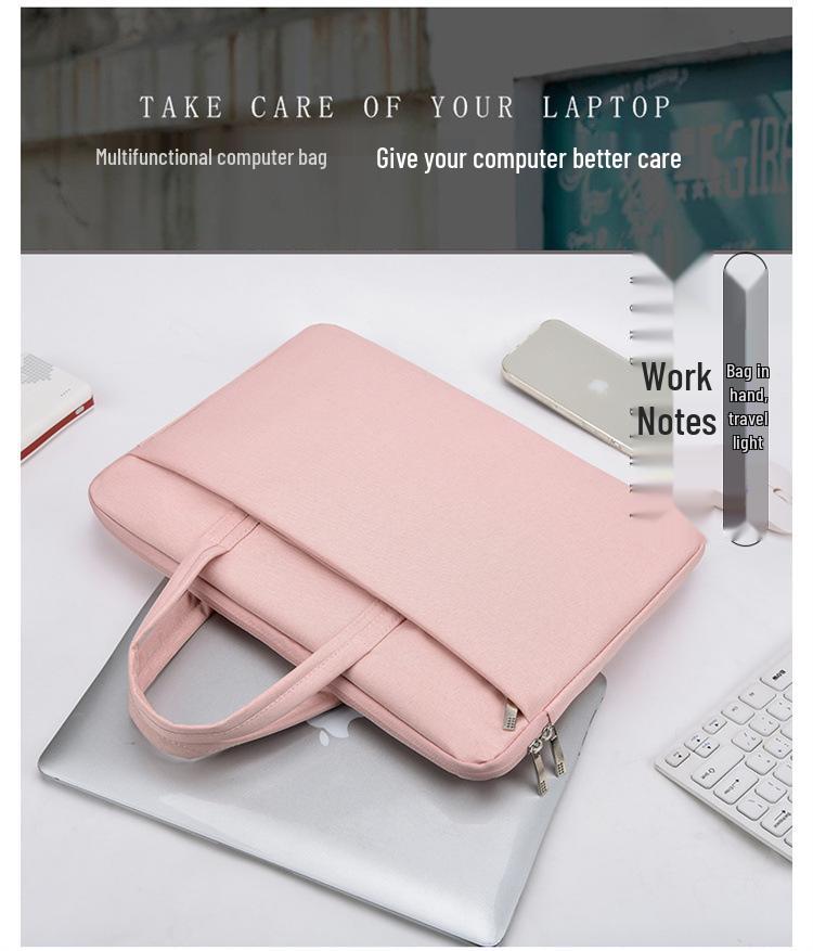 Lightweight 14-16" Laptop Sleeve & Briefcase with iPad Storage, Oxford Cloth