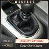 Leather Car Gear Shift Stick Gear Gaiter Boot Dust-Proof Cover for Chevrolet Cruze 2009 - 2014 Gear Collars Car