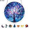2D Flach - [2D Flach] Acryl-Puzzle Sonnenfänger, Baum des Lebens Sonnenfänger-Puzzle, Sonnenfänger-Puzzle Fensteraufhängung, Haus- und Gartendekoration, 18,8 cm