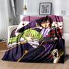 Anime Code Geass printed throw blanket—lightweight,soft,warm;versatile blanket all seasons—perfect air-conditioning throw,nap blanket