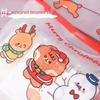 Cartoon Christmas Finger Ring Document Bag - Cute Multifunctional Student Desktop Storage and Pencil Case