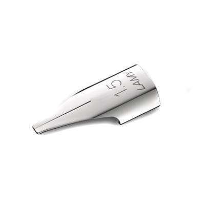 Genuine Case Included LAMY Fountain Pen Replacement Nib Z50 Silver German Direct Import (1.5mm Calligraphy Use)