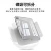 Magnetic Detachable IPad Air 7th 6th Gen Case TPU Shockproof Transparent Cover With Sleep Wake Function