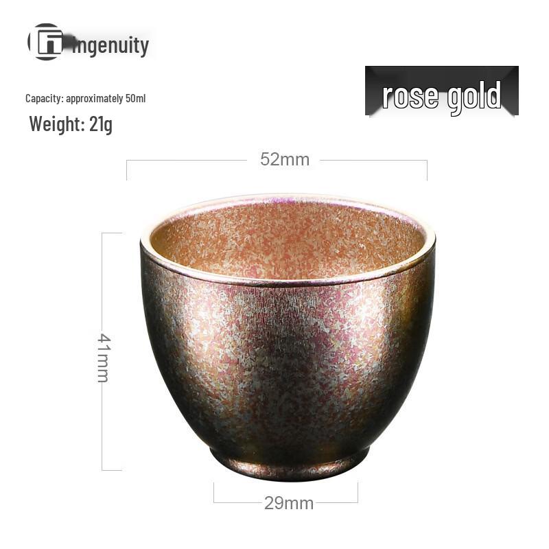 Двухслойная термокружка для напитков из чистого титана