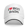 I Love Hot Moms Bucket Hat Unisex Adult I Heart Hot Moms Adjustable Baseball Cap Gift Hats Mesh Trucker Caps Unisex Womens