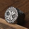 Einzigartiger Wikinger Bärenklauenring für Herren Vintage Edelstahl Odin Wikinger Keltischer Ring Punk Motorradfahrer Biker Schmuck Großhandel