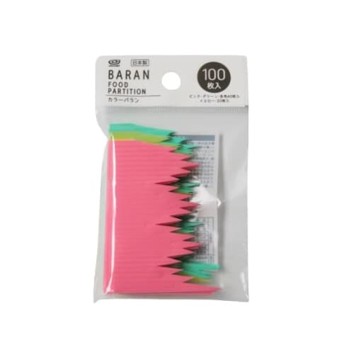 Color Balan, 100 Sheets, Polyethylene, Approximately 75 X 55 Mm, 40 Pink, 40 Green, 20 Yellow, Made In Japan