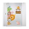Welcome to stickers cute self-adhesive milk tea coffee clothing store glass wall stickers creative door stickers