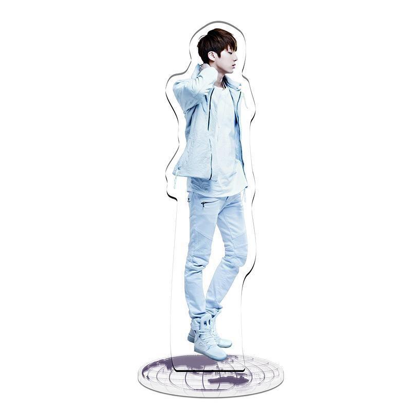 Kpop Bts Star Bangtan Boys Acrylic Stand Figure Double Side Home Table Decor