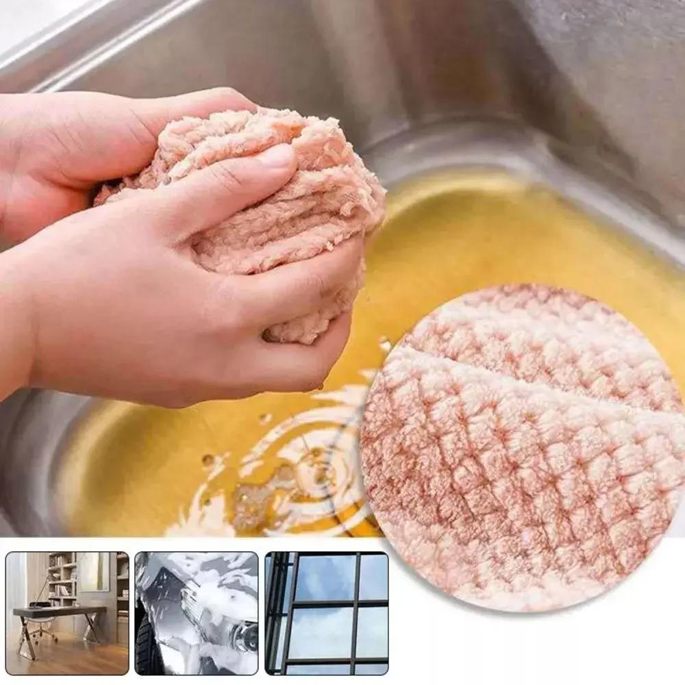 Multifunction Absorbent Broom Cover Cloth Reusable Microfiber Floor Cleaning Rag Household Cleaning Dust Removal Mop Cloth