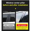 Car Window Trim Cover For Honda Civic 11th Gen Hatchback Accessories Exterior 2022 2023 2024 2025 B C Column Pillar Car Stickers
