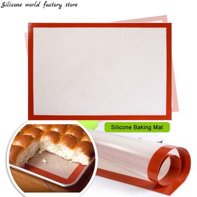 Silicone World Silicone Baking Mat for Bake Pans Macaroon/Pastry/Cookie/Bread Non-Stick Oven Sheet Liner Kitchen Bakery Tools