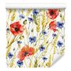 Poppies and Cornflowers Wallpaper for Living Room and Bedroom 50x1000