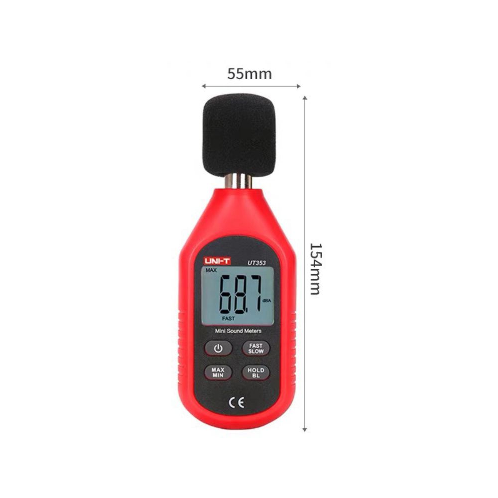 30dB to 130dB Range Noise Decibel Meter Portable SPL Meter Office Noise Monitoring