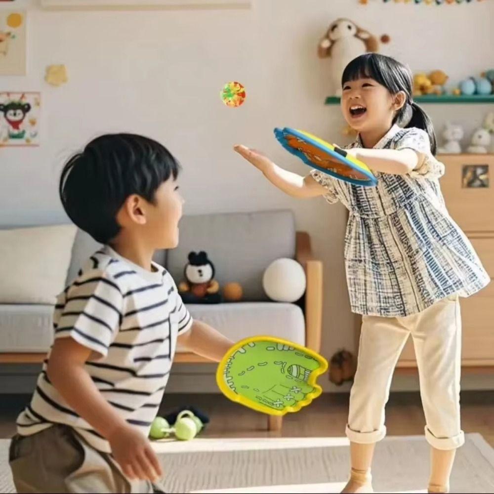 Catch Ball Toss Catch Game Set Light-Up Ball Sticky Ball Catch Game  Boys Girls Play