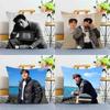 1PC Kpop Hot J-ji Chang W-Wook Pillow Case Square  Bedroom Sofa Leisure Comfort Cushion Car Home Decoration Pillowcase 40x40