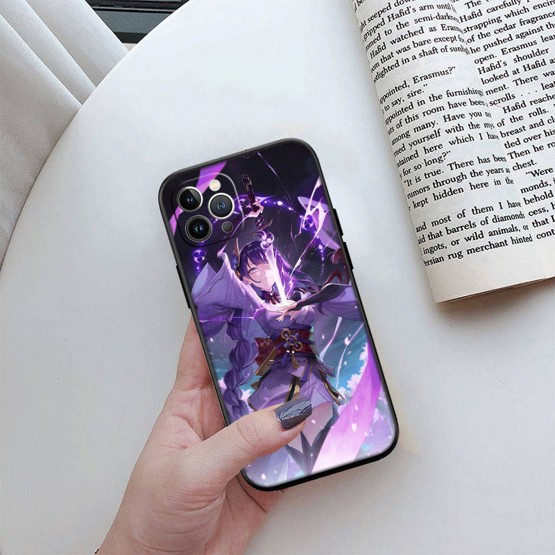

JO25 Genshin Impact Art Phone Case for iPhone 7 8 11 12 13 14 15 16 16E XS Pro Max XR X SE Samsung S20 S21 S22 S23 S24 FE Ultra Plus Lite S21S A55 Samsung S23 FE ірис кольору