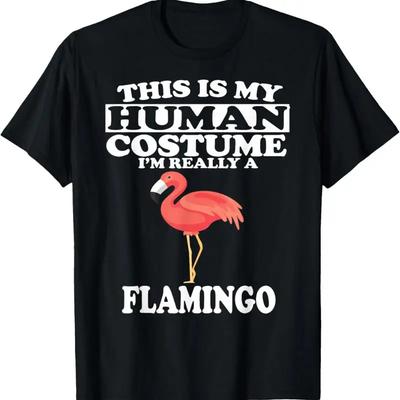 This Is My Huunisex Costume Im Really A Flamingo T Shirt