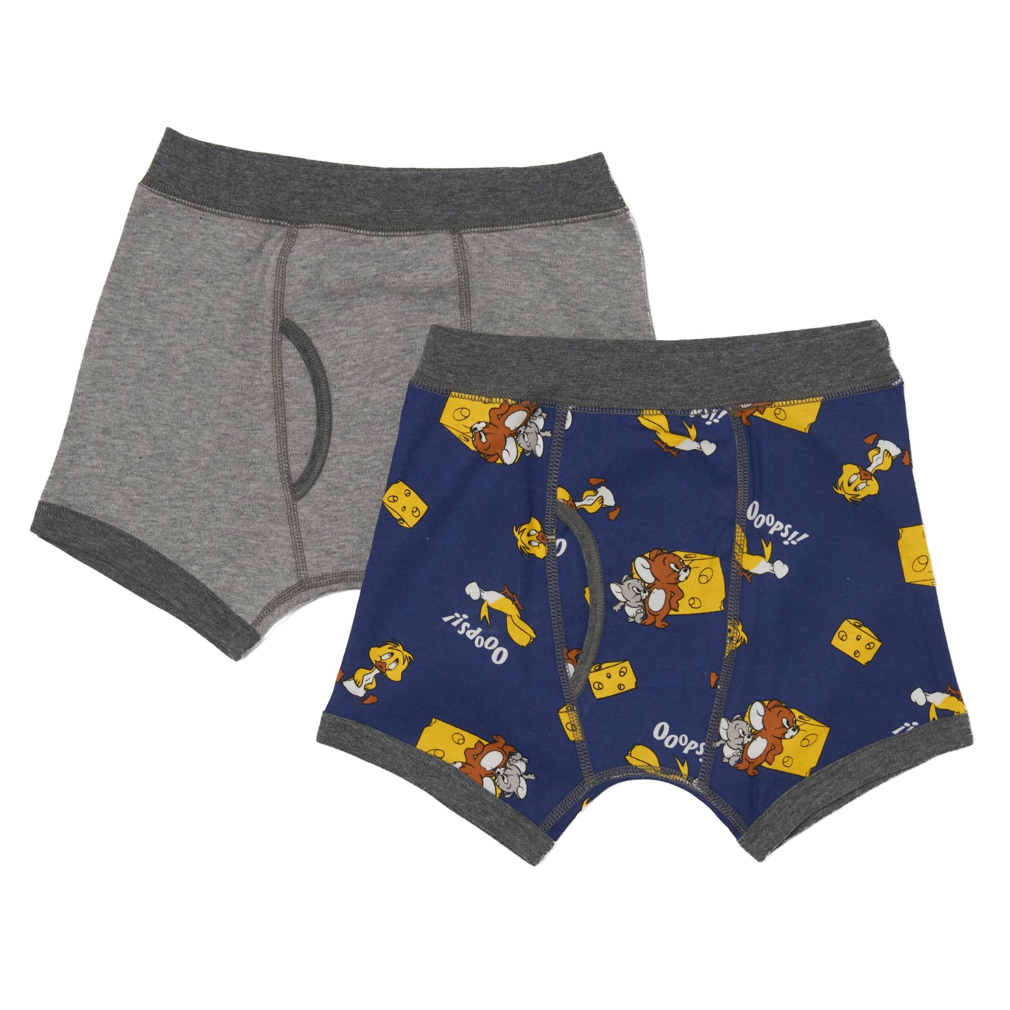 

and Boxer Set of Cotton [Tom Jerry] Underwear, Boys Shorts, Underwear, 2, 100%