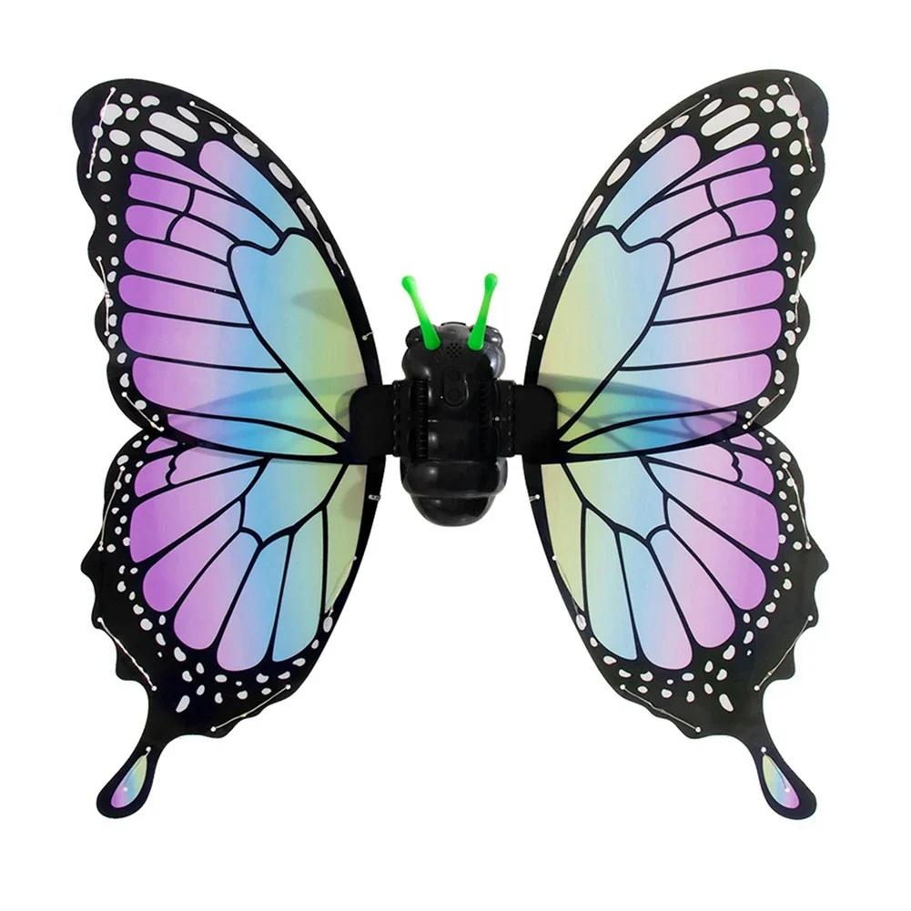 Flapping Halloween Costume Christmas Birthday Party Princess Cosplay Gift Electric Wings Electric Light Up Fairy Wings