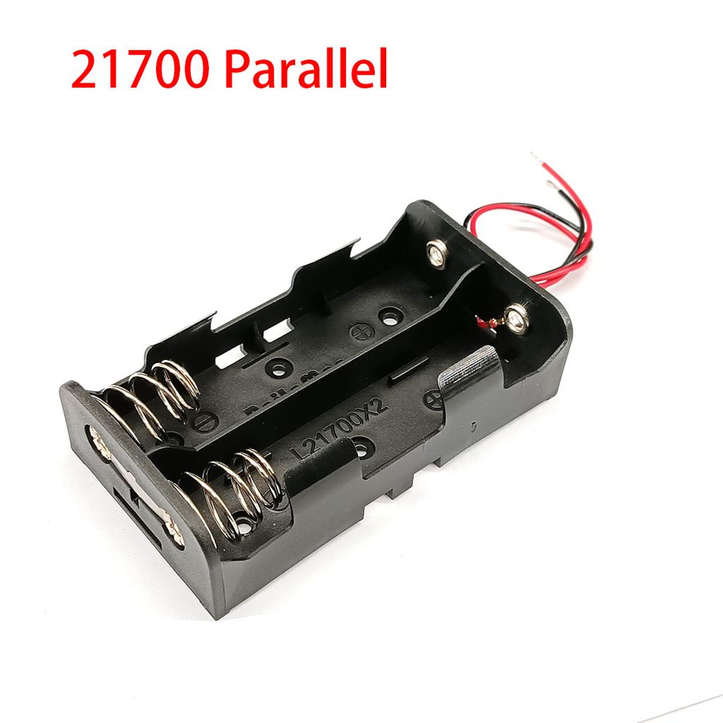 21700 Case  2 Slots 21700 box 21700 Battery Holder 21700 Battery Box With Line /With Pins Series/Parallel