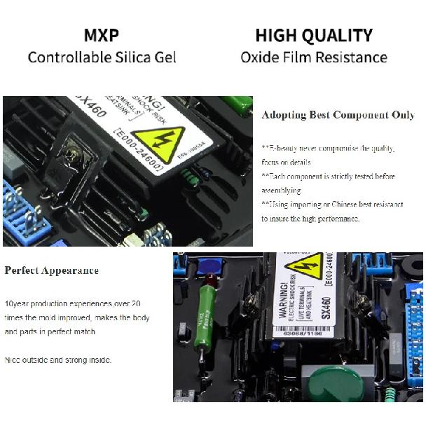 AVR SX460 Brushless Generator Automatic Voltage Regulator Stabilizer Engine Spare Parts