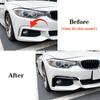 Für BMW 4 Serie F32 F33 F36 M-Sport 420i 428i 435i 440i Auto Vordere Stoßstange Obere Trim Splitter spoiler Kit Nebel Lampe Abdeckung