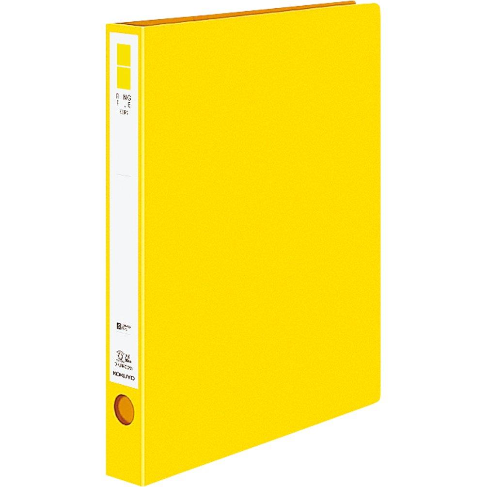 KOKUYO Ring 38mm File, ER, A4, Spine, Yellow, F-UR430NY