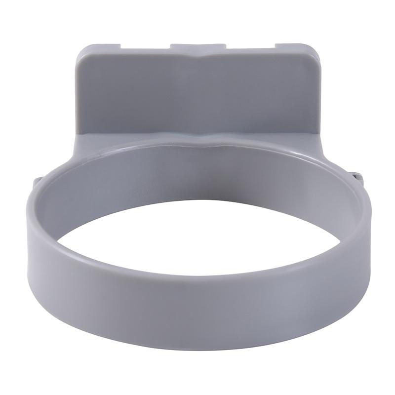 Bathroom Hair Dryer Holder Stand with Shelf Wall Mounted Organizer for Hair Dryer Styling Tools & Toiletries Space Saving Storage Rack