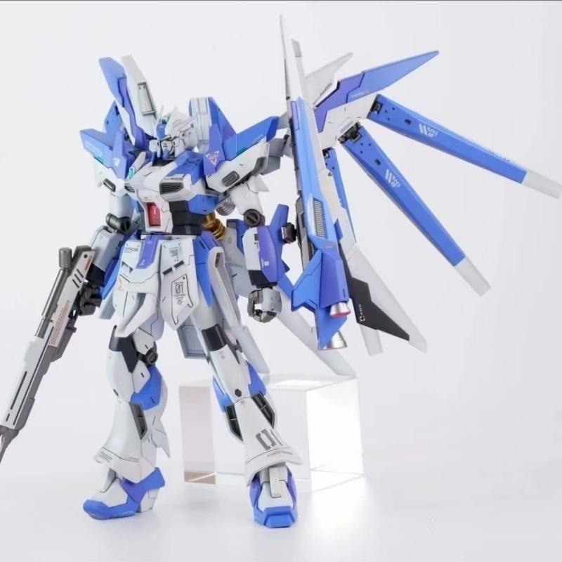 Anime Model RG RX-93-V2 HI-V Anime Model Action Figure Assembly Movable Model Toys Gift Collectible