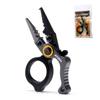 Fishing Activities Aluminum Alloy Fishing Split Ring Pliers Fishing Multitool Shear Protable Lightweight Rust-Proof Hook Remover