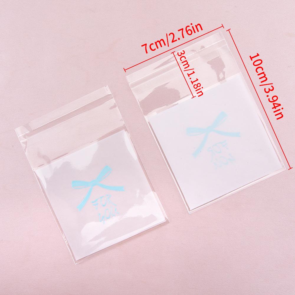 Cartoon Style Self-Adhesive Bags for Baking, Cookies, and Jewelry Storage