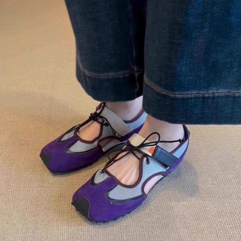 Fashion Women Loafers Sport Shoes Flats Sneakers Casual Sandals 2025 Summer New Fashion Running Shoes Retro Ballet Walking Mujer Zapatos