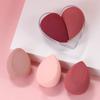 Make-up-Schwamm in verschiedenen Größen, für den trockenen und nassen Gebrauch, Kosmetik-Quastenschwamm, Foundation, Puder, Rouge, Beauty-Tools mit Aufbewahrungsbox