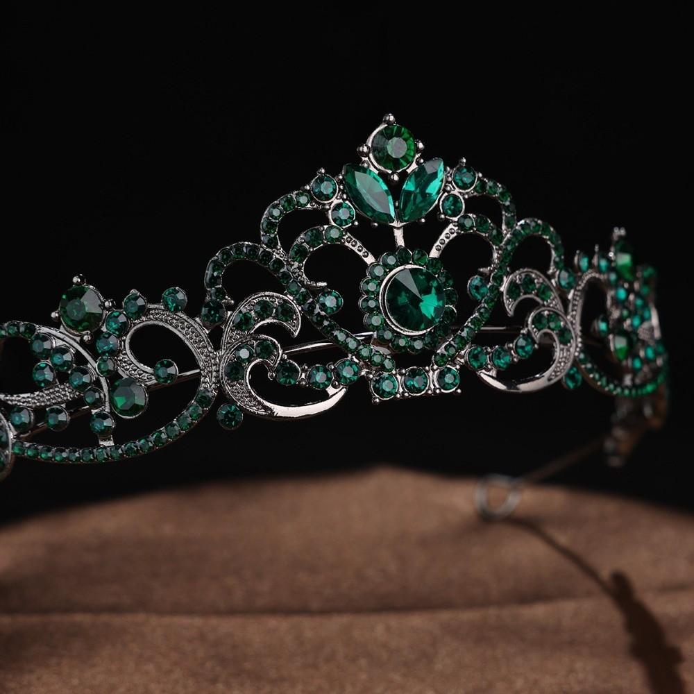 Rhinestone Baroque Pageant Crowns Cake Decorations Bridal Wedding Crowns Cosplay Costume