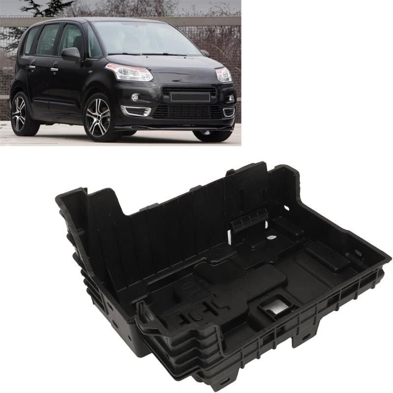 Kfz-Zubehör Auto-Batterieabdeckung Steckplatz Batteriehalter Schale Batterieablage für 301 208 207CC DS3 Elysee