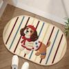 Quick Dry Bathroom Mat Weaving Texture Floor Mat Creative Absorbent Mat  Laundry Room
