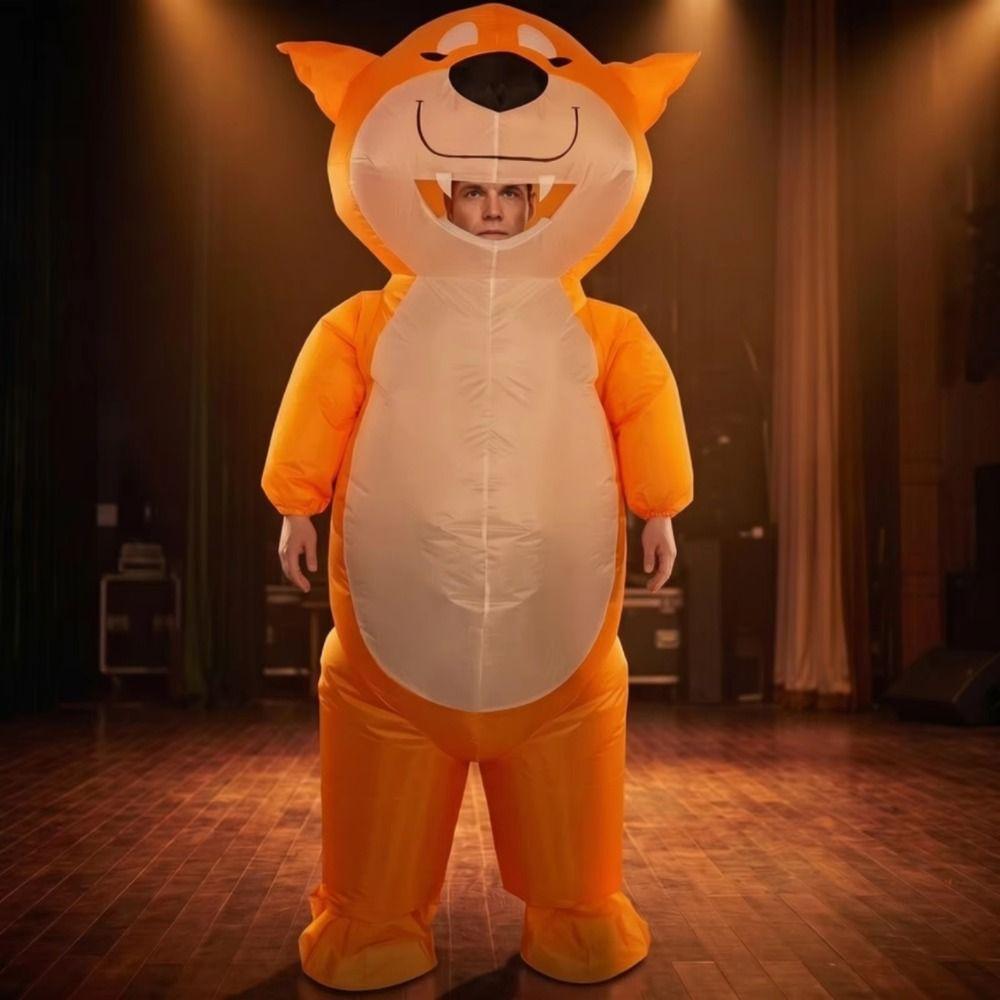 Funny Halloween Cosplay Costume Cartoon Cartoon Doll Prop Cute Inflatable Suit Role-playing Props