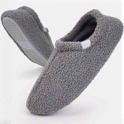 Hausschuhe für Damen, flauschig, warm, weiche Sohle, leicht, mit Plüsch gefüttert, Hausschuhe, gemütlicher Memory Foam, rutschfest, stummes Schlafzimmerschuhwerk
