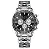 LIGE Top Luxury Man Watch New Waterproof Luminous Calendar Watch Men Quartz Wristwatch Chronograph Watches for Men Reloj
