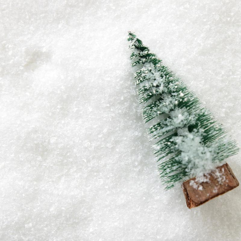 500g Christmas Artificial Snow Powder Simulation Snowflake Fake Snow Powder Dry Snow Powder Scene Christmas Decoration