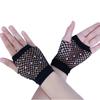 Elastic Rhinestone Gloves Shiny Mesh Lace Gloves Party Long Gloves  Party Wear
