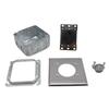 Industrial 30A Electrical Outlet Installation Kit NEMA 10 30R with Junctions Box & Sliding Cover for Wiring Use