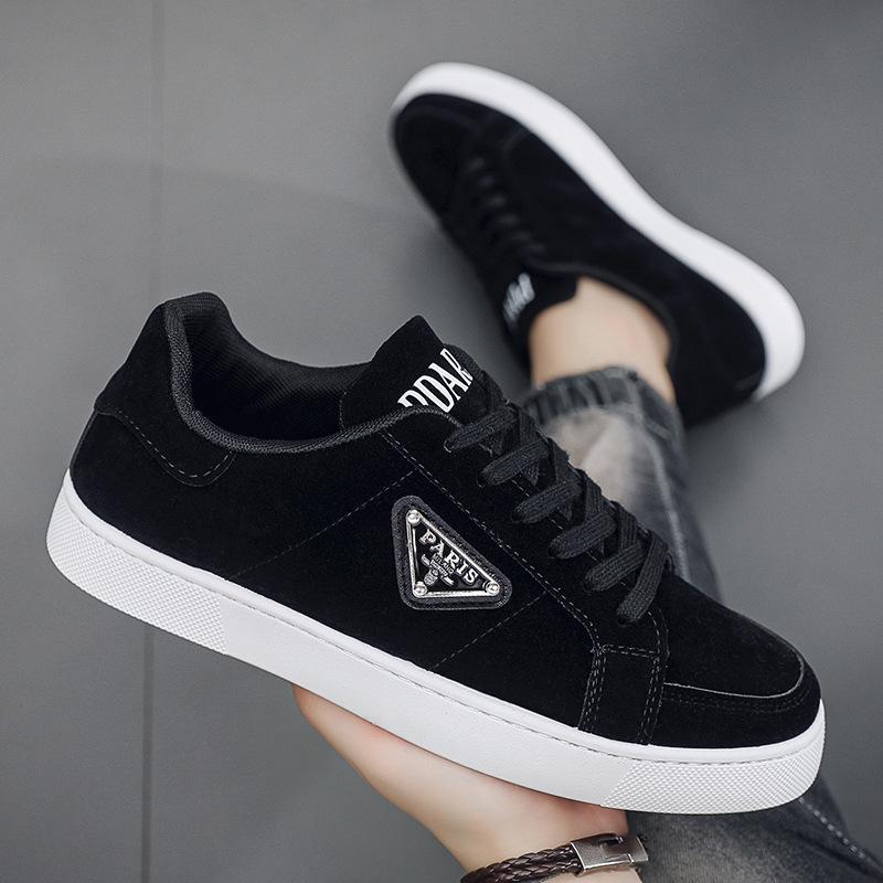Dexun Men's Black Non-Slip Wear-Resistant Casual Shoes - Trendy Autumn Style 885